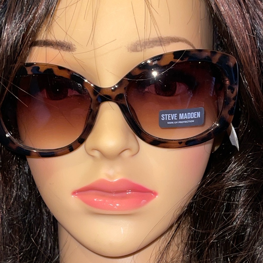 STEVE MADDEN Low Tide Brown Frame Gradiente Lenses 100% UV Protection 55… - Picture 2 of 12